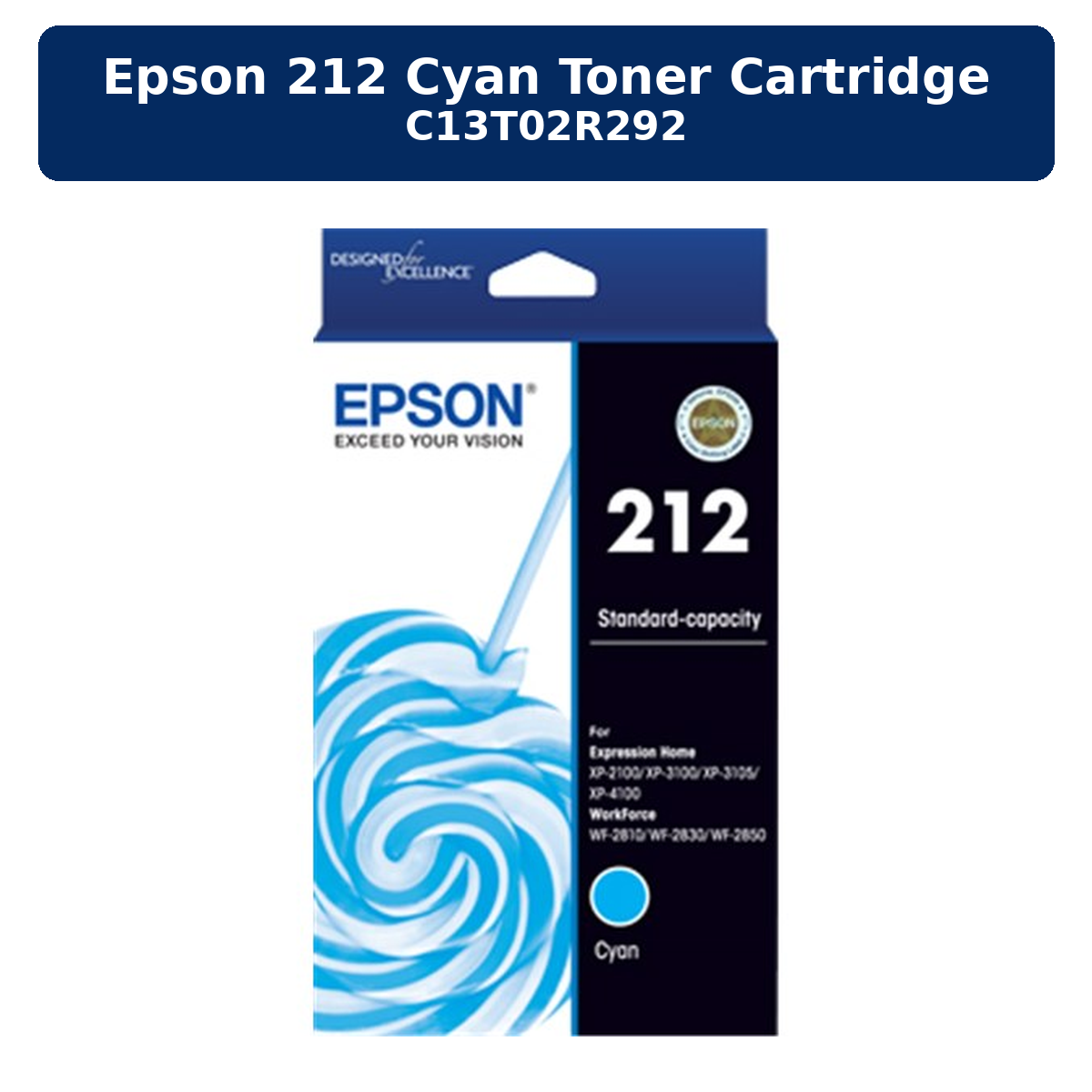 Epson 212 Cyan Toner Cartridge C13T02R292