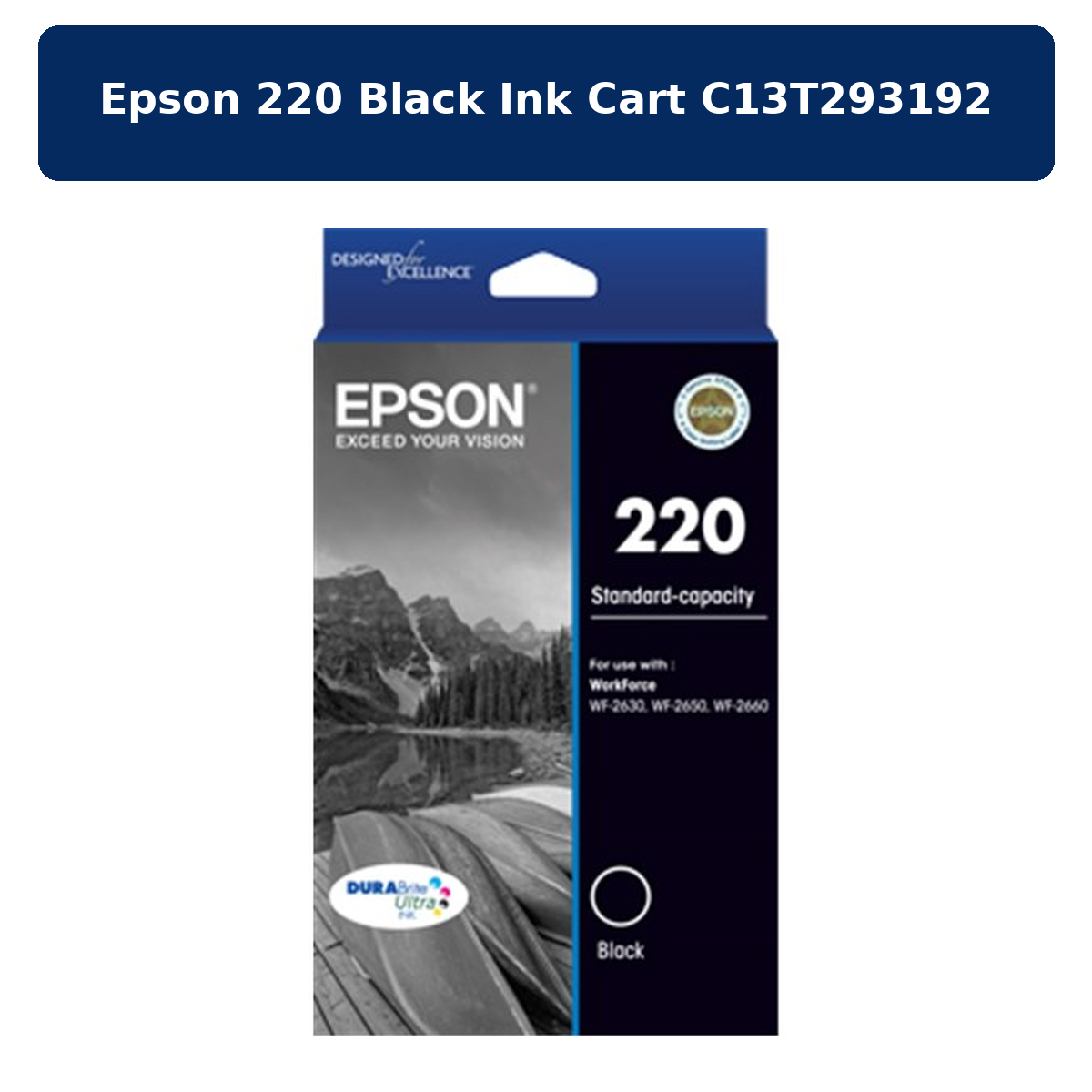 Epson 220 Black Ink Cart C13T293192