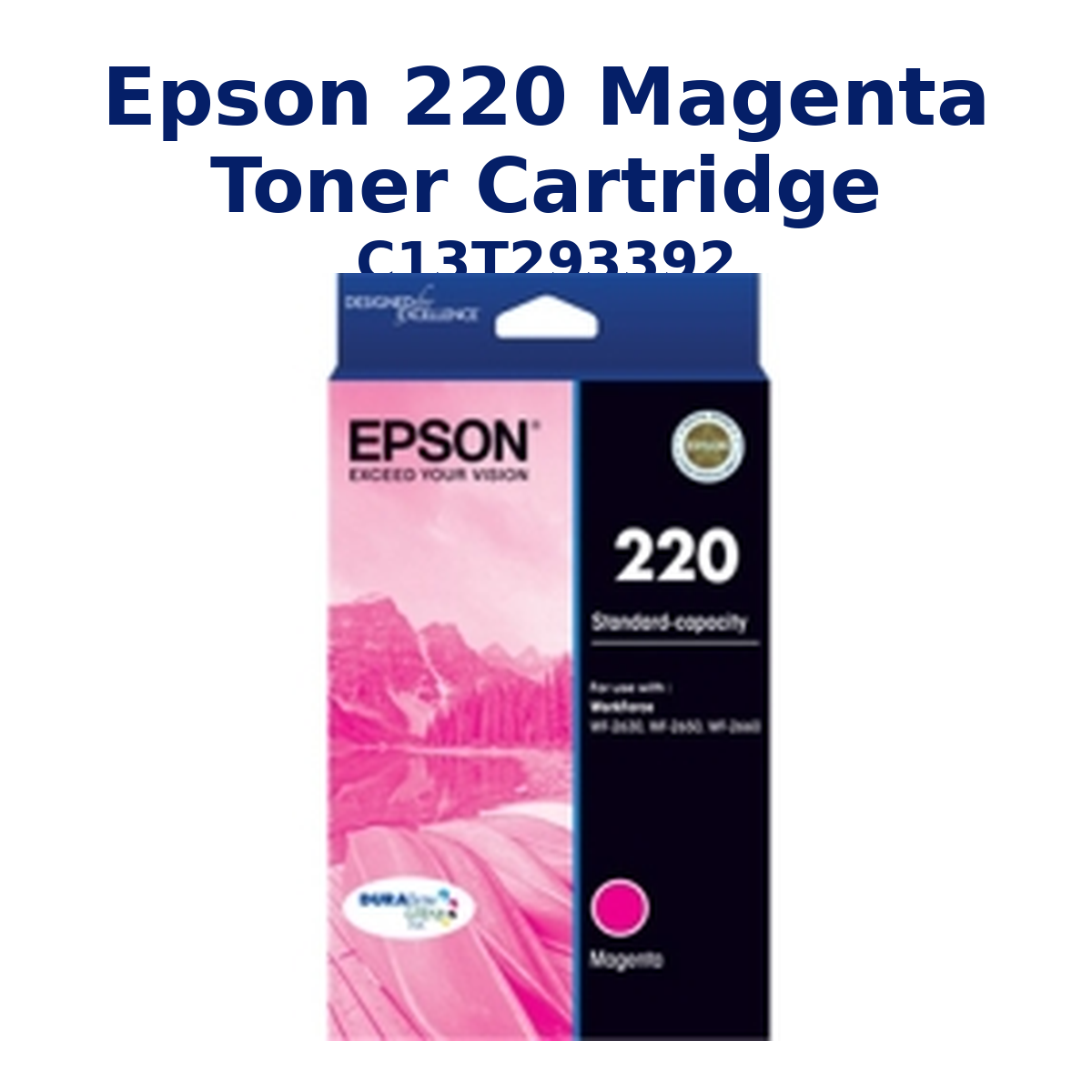 Epson 220 Magenta Toner Cartridge C13T293392