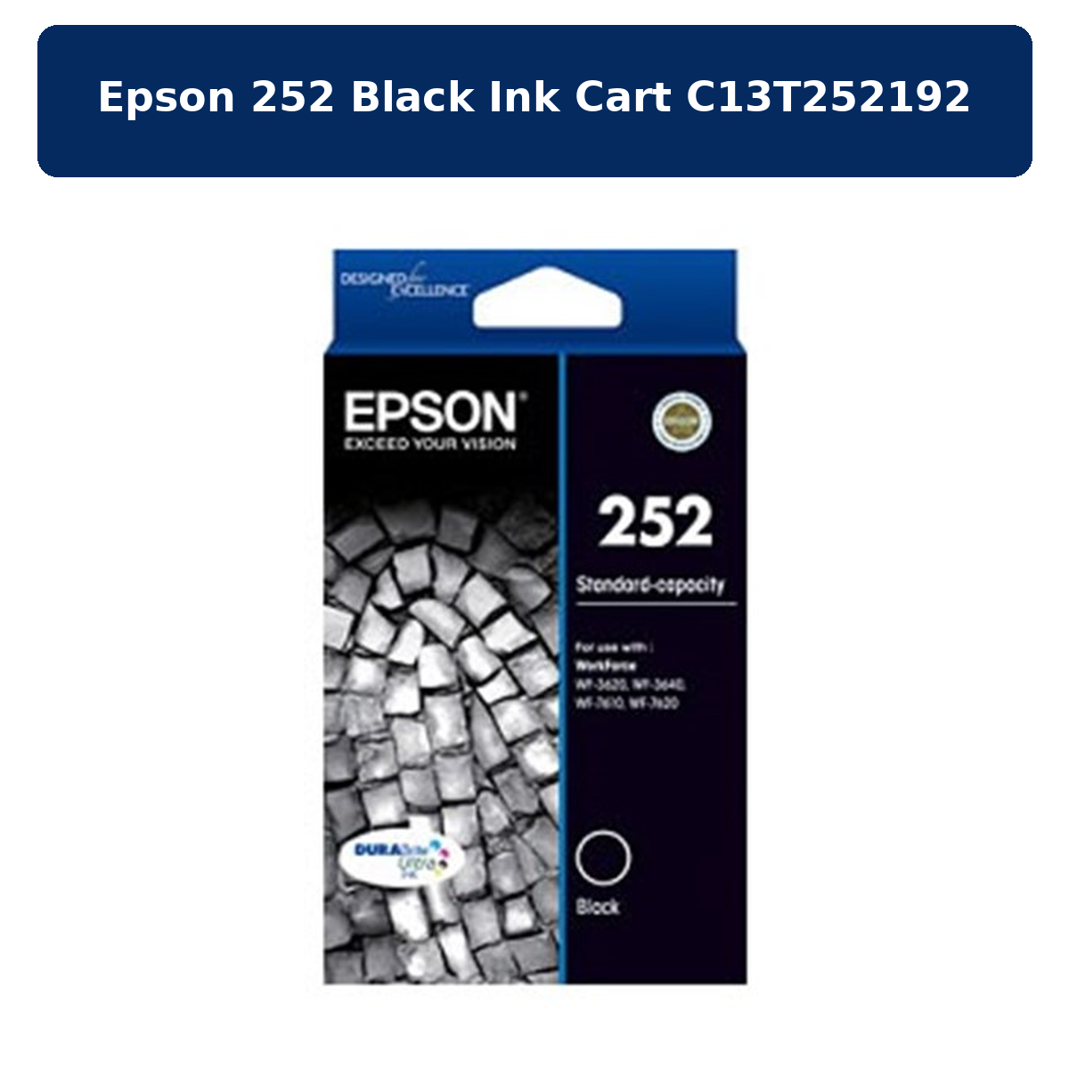 Epson 252 Black Ink Cart C13T252192