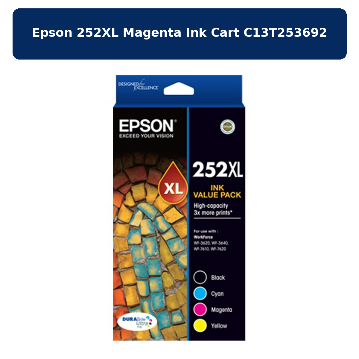 Epson 252XL Magenta Ink Cart C13T253692