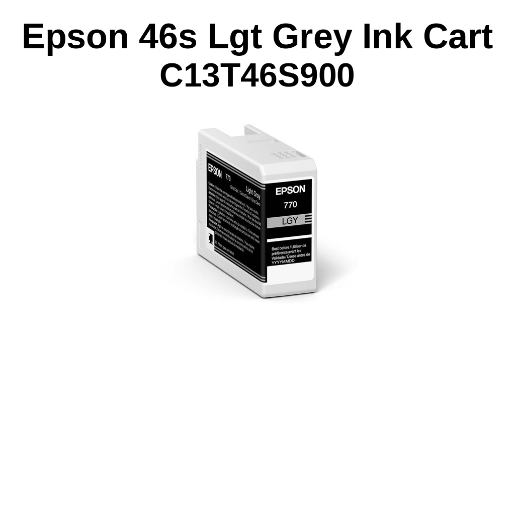 Epson 46S Lgt Grey Ink Cart C13T46S900