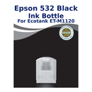 EPSON 532 BLACK INK BOTTLE FOR ECOTANK ET-M1120