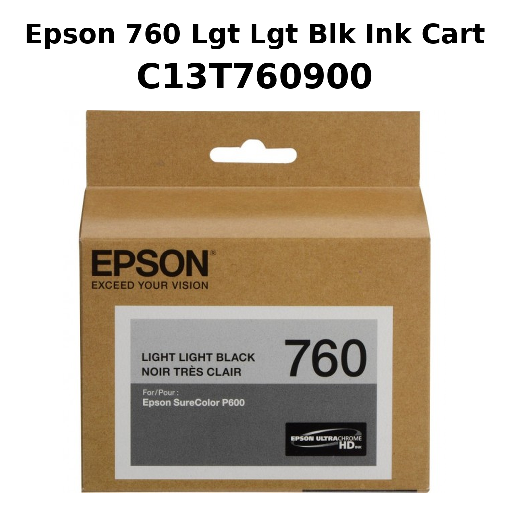 Epson 760 Lgt Lgt Blk Ink Cart C13T760900