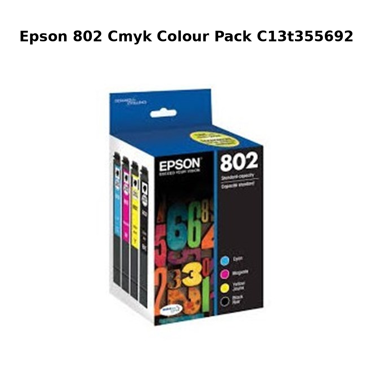 Epson 802 CMYK Colour Pack C13T355692