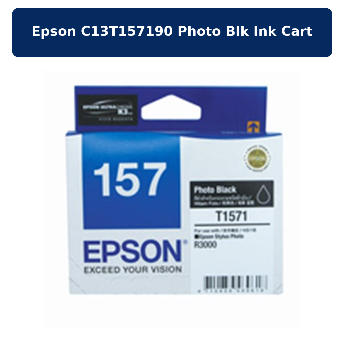 Epson C13T157190 Photo Blk Ink Cart