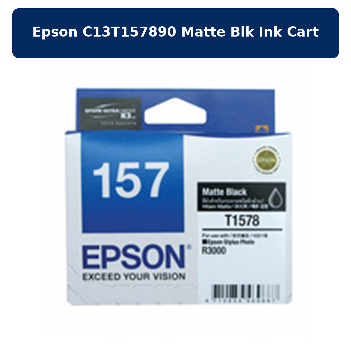 Epson C13T157890 Matte Blk Ink Cart