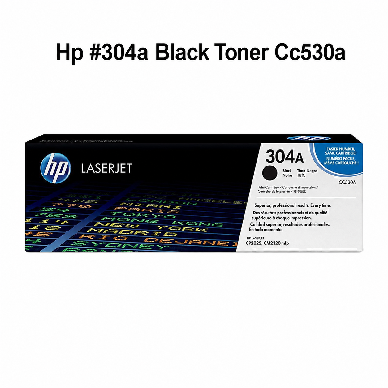 HP #304A Black Toner CC530A