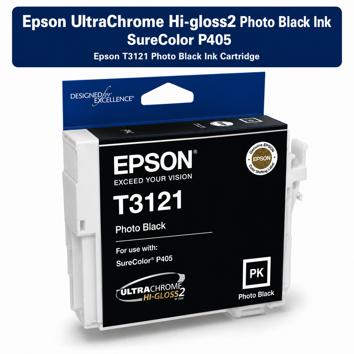 EPSON ULTRA CHROME HI-GLOSS2 PHOTO BLACK INK SURECOLOR P405
