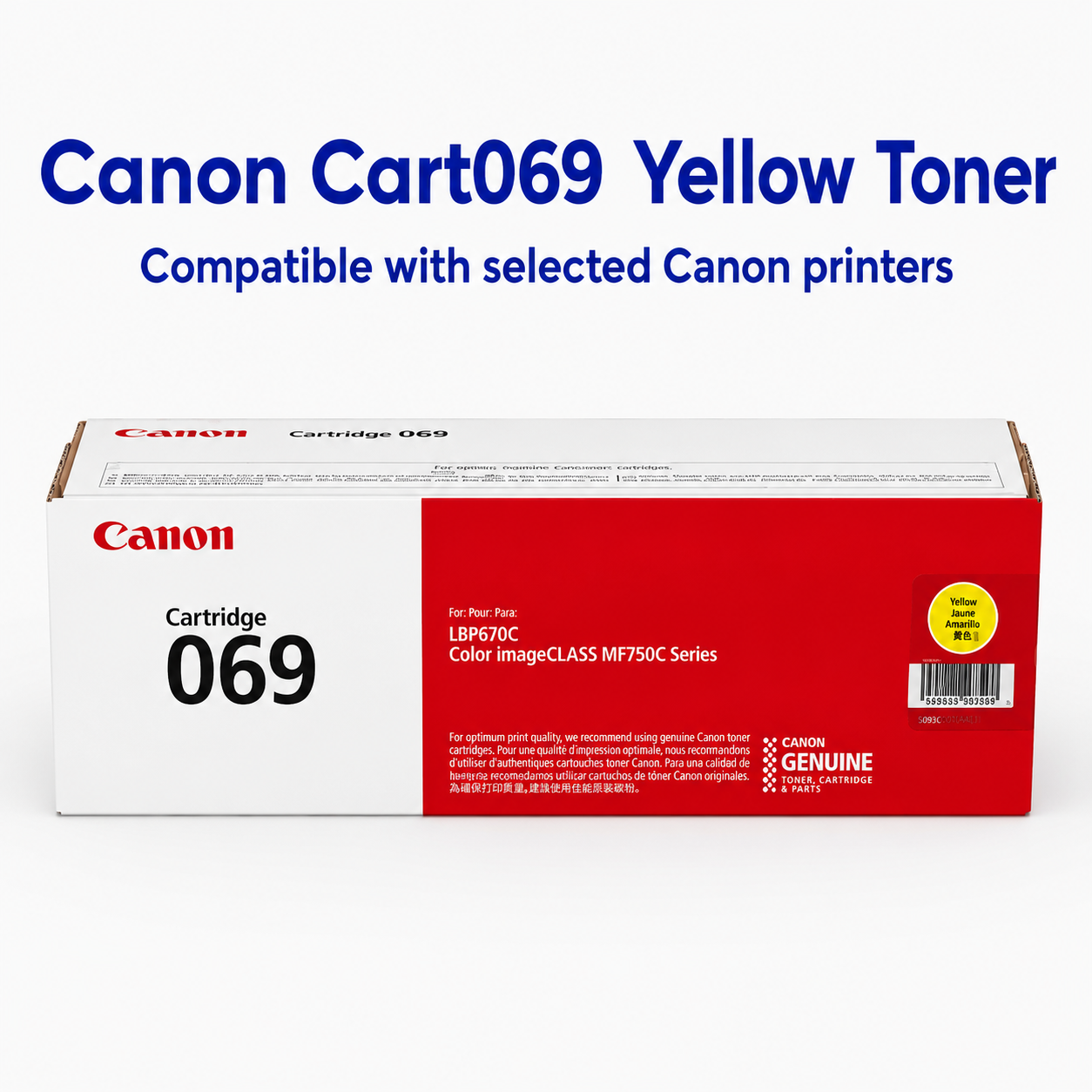Canon CART069 Yellow Toner