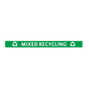 Jantex Slim Bin Lid Label - Mixed Recycling