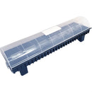 Hygiplas 50mm Multi Label Dispenser - Black/Clear Lid GH348