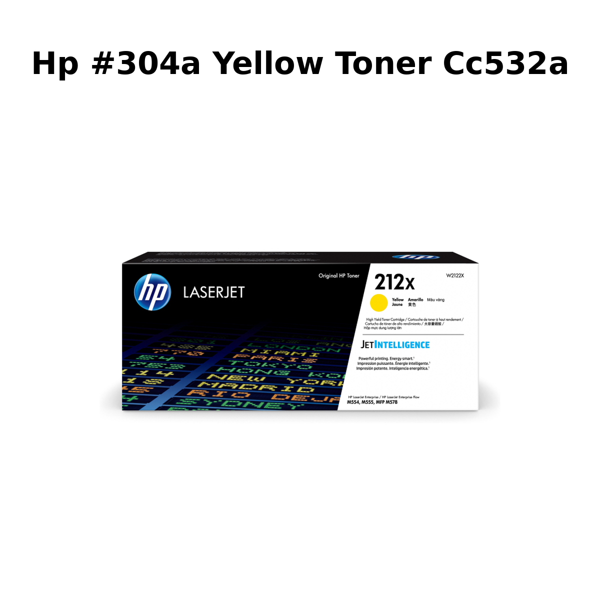 HP #212X YellowToner W2122X