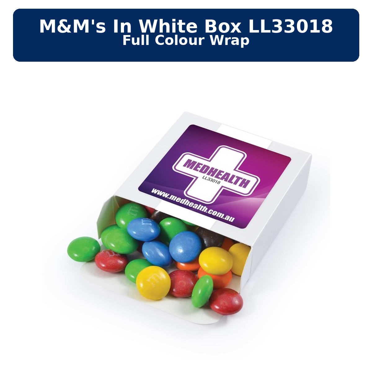 Labels Now M&m's In White Box Ll33018 Full Colour Wrap