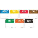 Hygiplas Day of the Week Removable Label Full Week Kit - 1'' (Roll 1000)