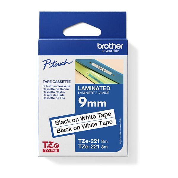 Brother TZe-221V2 Tapes (2 pk)