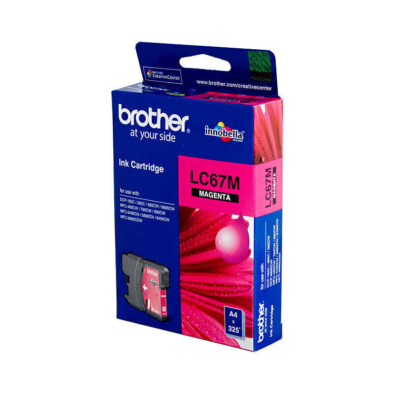 Brother LC-67 Magenta Ink Cartridge LIMITED STOCK AVAILABLE
