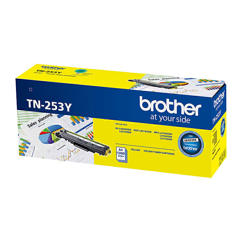 Brother TN-253 Yellow Toner Cartridge