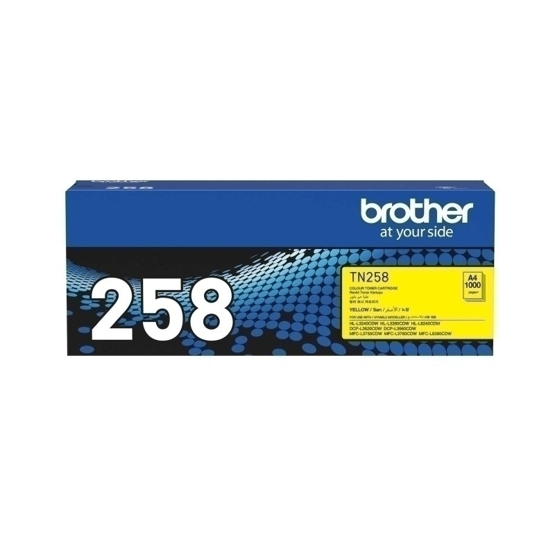 Brother TN258 Yellow Toner Cartridge