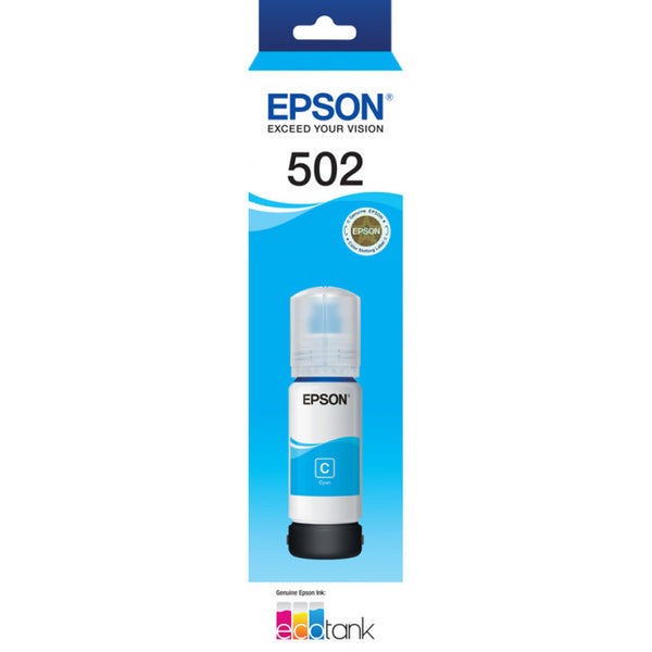 Epson T502 Cyan EcoTank Bottle C13T03K292