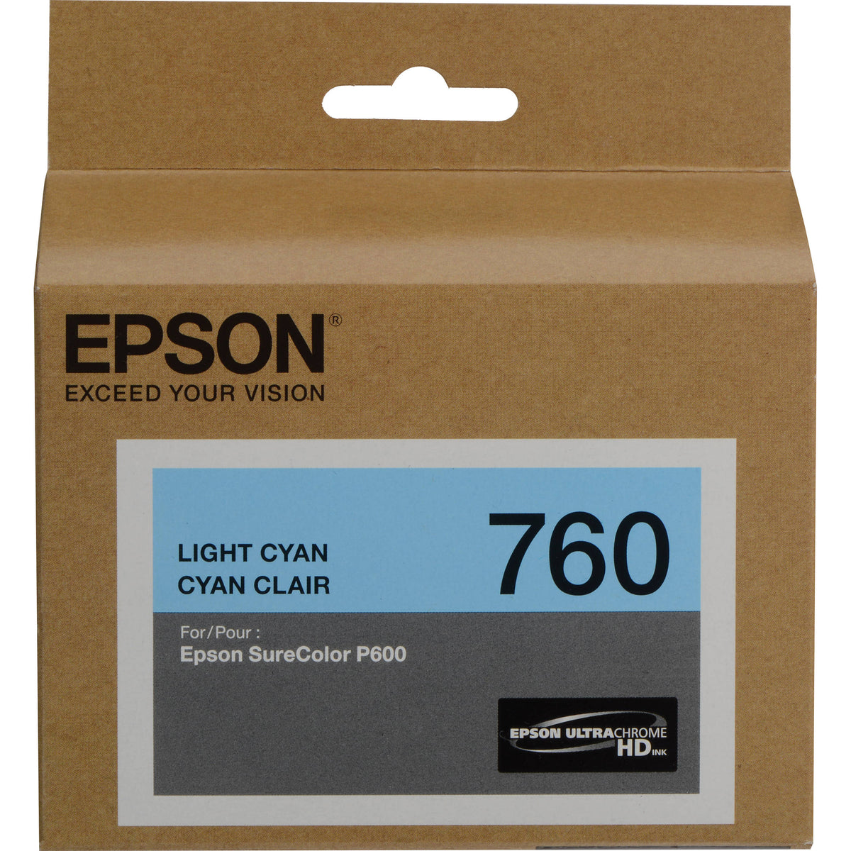 Epson 760 Lgt Cyan Ink Cart C13T760500