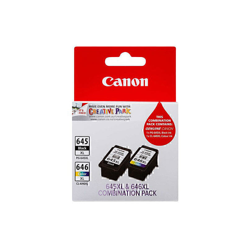 Canon PG645XL & CL646XL High Yield Twin Pack