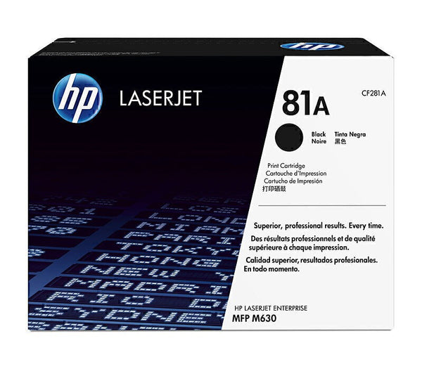 HP #81A Black Toner CF281A