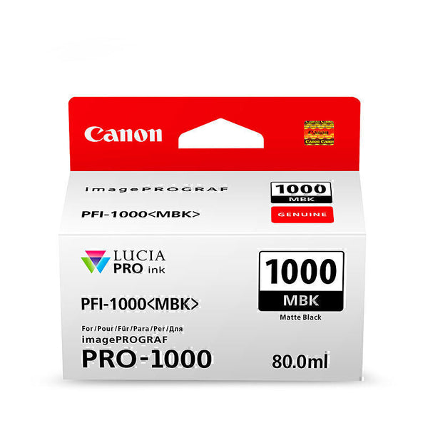 Canon PFI1000 Mat Blk Ink Cart