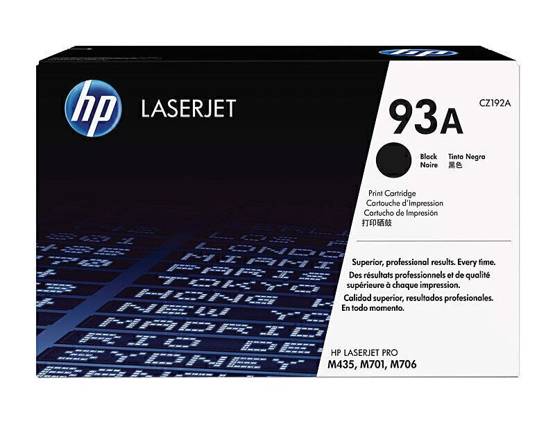 HP #93A Black Toner CZ192A