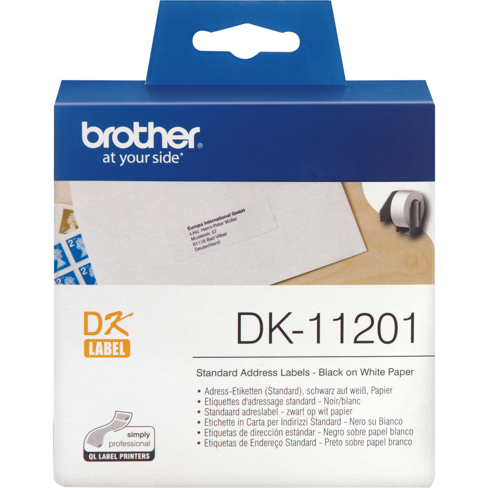 Brother DK-11201 Genuine Address Labels 29mm x 90mm 400 LPR