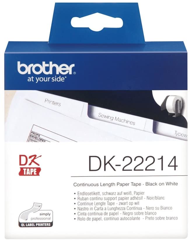 Brother DK-22214 White Roll