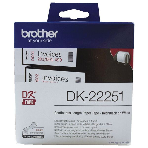 Brother DK-22251 White Roll