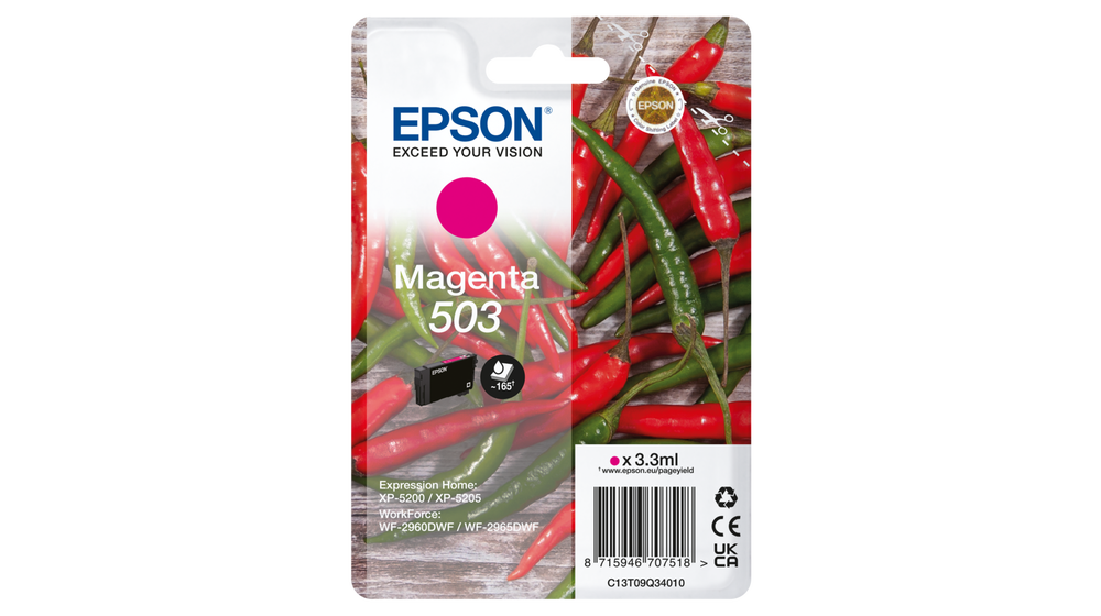 Epson 503 Magenta Ink Cart C13T09Q392