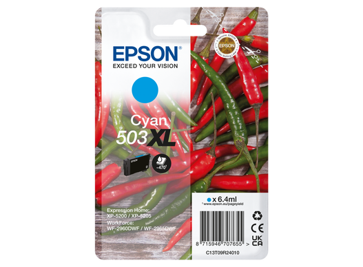 Epson 503XL Cyan Ink Cart C13T09R292