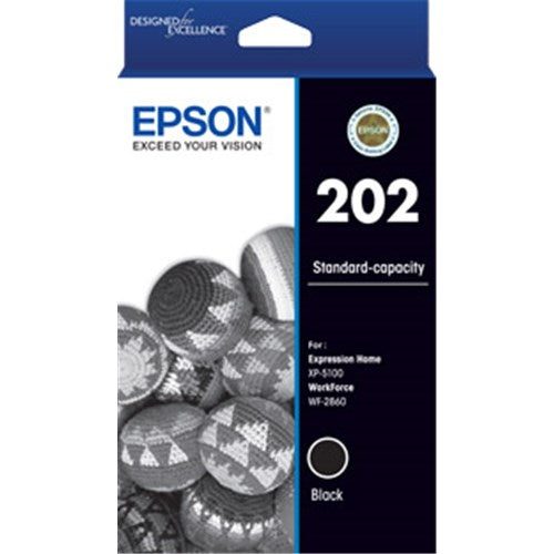 Epson 202 Black Ink Cart C13T02N192