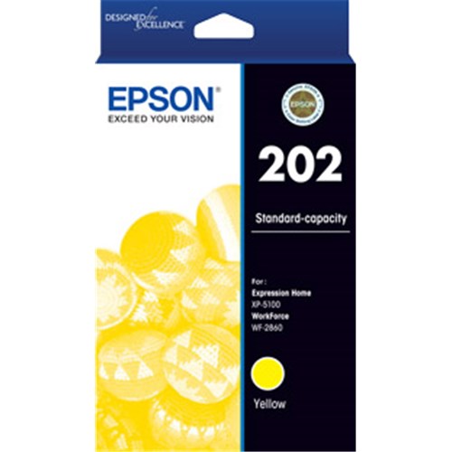 Epson 202 Yellow Ink Cart C13T02N492