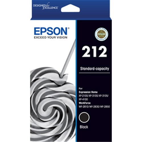 Epson 212 Black Ink Cartridge C13T02R192