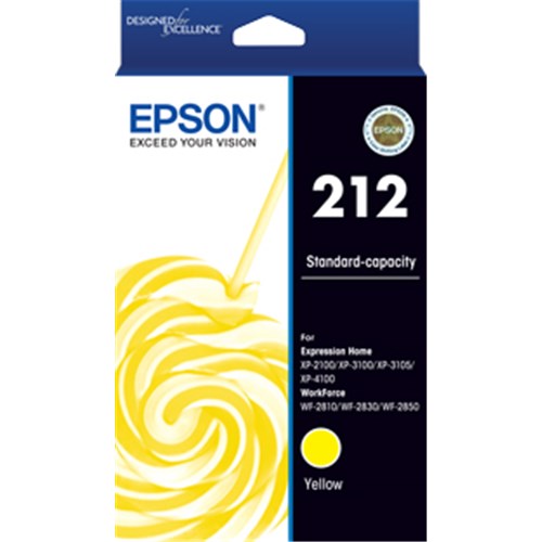 Epson 212 Yellow Ink Cart C13T02R492