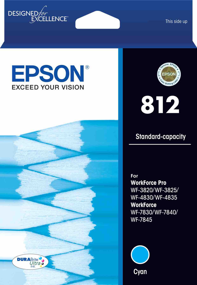 Epson 812 Cyan Ink Cart C13T05D292