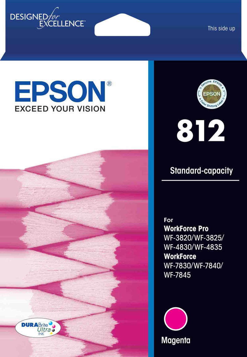 Epson 812 Magenta Ink Cart C13T05D392