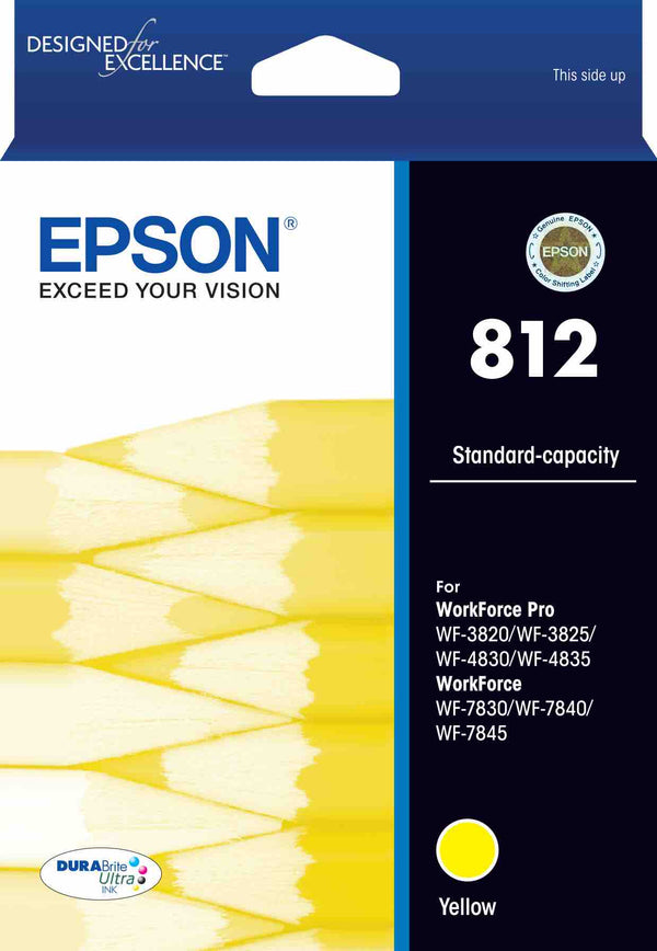 Epson 812 Yellow Ink Cart C13T05D492