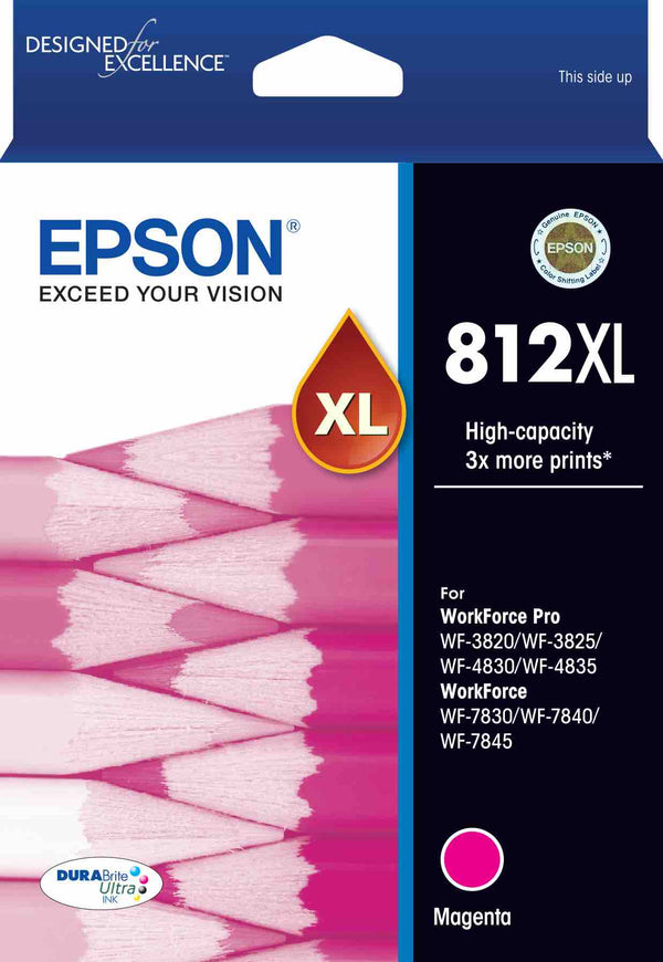 Epson 812XL Magenta Ink Cart C13T05E392