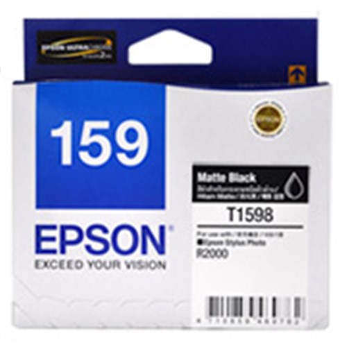 Epson 1598 Matte Blk Ink Cart C13T159890