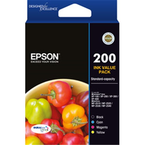 Epson 200 4 Ink Value Pack C13T200692