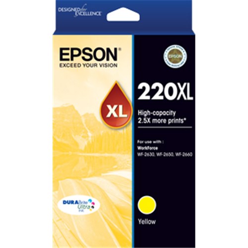 Epson 220XL Yellow Ink Cart C13T294492