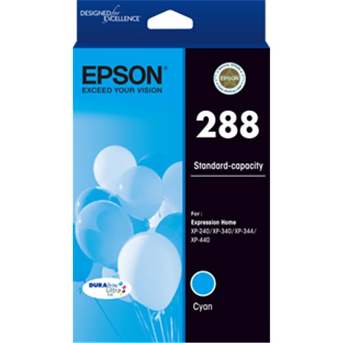 EPSON 288 STD DURABRITE ULTRA CYAN INK XP-240 / XP-340 / XP-344 / XP-440