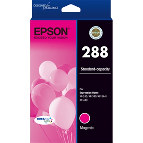 EPSON 288 STD DURABRITE ULTRA MAGENTA INK XP-240 / XP-340 / XP-344 / XP-440