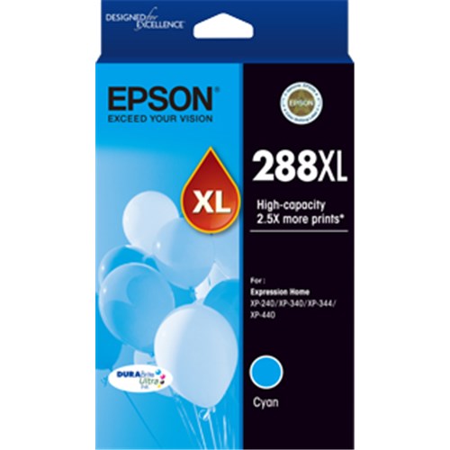 EPSON 288XL CYAN DURABRITE INK XP-240 / XP-340 / XP-344 / XP-440