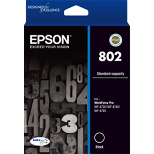 Epson 802 Black Ink Cart C13T355192