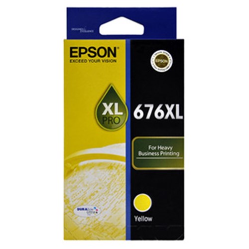 Epson 676XL Yellow Ink Cart C13T676492